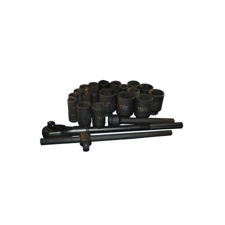 Atd Tools ATD 22-Piece 3/4-inch Drive 6 Point SAE Deep Impact Socket Set 6405